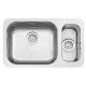 CUBA EM ACO INOX ACETINADO 58X34 CM TRAMONTINA