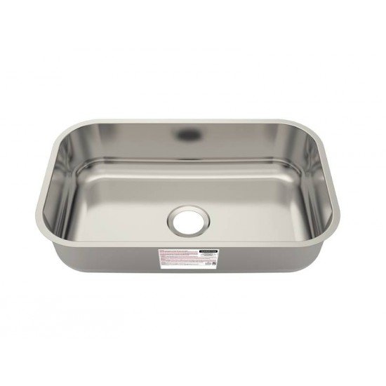 CUBA DE EMBUTIR TRAMONTINA BASIC 56 BL EM AÇO INOX 56X34 CM