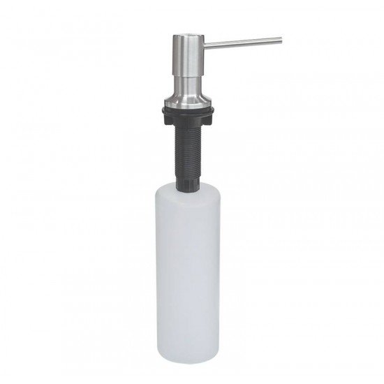 DOSADOR DE SABAO EM ACO INOX COM RECIPIENTE PLASTICO 500 ML TRAMONTINA