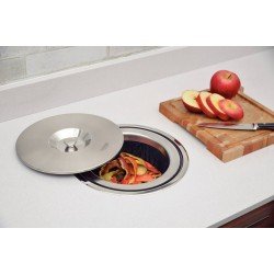 LIXEIRA DE EMBUTIR TRAMONTINA EM ACO INOX COM BALDE PLASTICO 5 LITROS TRAMONTINA