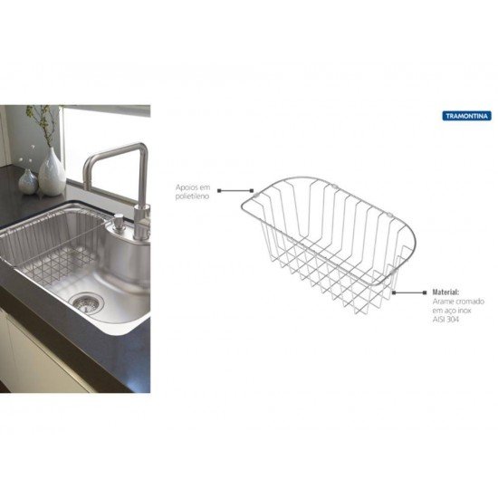 CESTA ARAMADA INOX432X200 PARA MORGANA TRAMONTINA