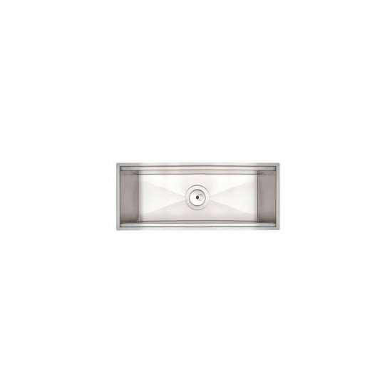 CANAL ORGANIZADOR  PARA SOBREPOR  AÇO INOX COM ACABAMENTO SCOTCH BRITE 45X18 CM TRAMONTINA