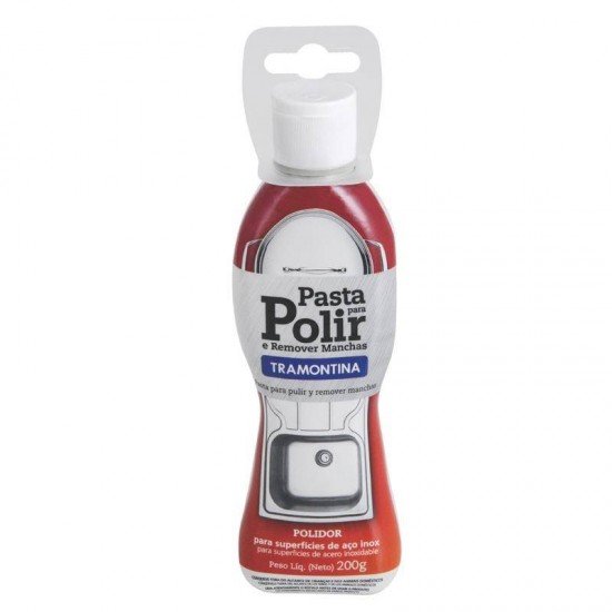 PASTA PARA POLIMENTO E REMOCAO DE MANCHAS EM ACO INOX TRAMONTINA 200G