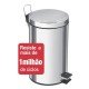 LIXEIRA INOX COM PEDAL TRAMONTINA COM ACABAMENTO POLIDO E BALDE INTERNO REMOVIVEL 20L BRASIL