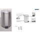 LIXEIRA INOX COM PEDAL TRAMONTINA ACABAMENTO SCOTCH BRITE E BALDE INTERNO REMOVIVEL 5 L BRASIL PLUS