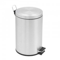 LIXEIRA INOX COM PEDAL TRAMONTINA ACABAMENTO SCOTCH BRITE E BALDE INTERNO REMOVIVEL 12 L BRASIL PLUS