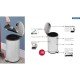 LIXEIRA INOX COM PEDAL BRASIL PLUS20L TRAMONTINA