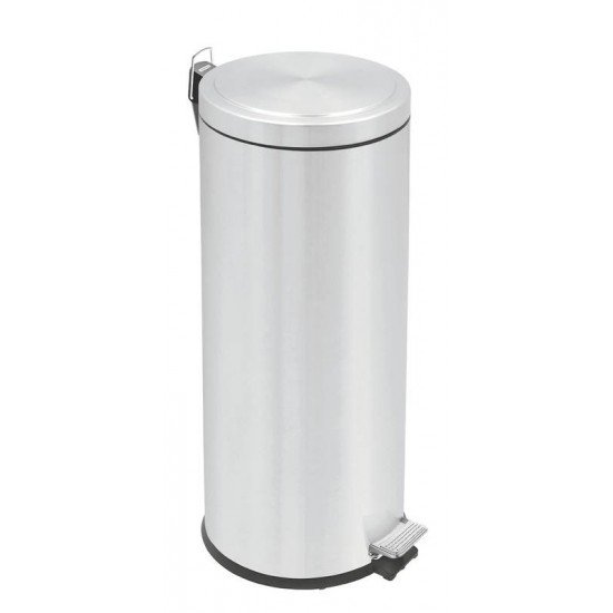 LIXEIRA INOX CPEDAL BRASIL PLUS SCOTCH BRITE E BALDE INTERNO REMOVIVEL 30 L TRAMONTINA