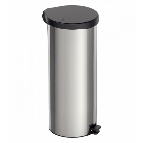 LIXEIRA INOX COM PEDAL NEW COM ACABAMENTO POLIDO 30 LTRAMONTINA