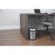 CESTO PARA PAPEL TRAMONTINA EM ACO INOX ACABAME SCOTCH BRITE BASE E ARO EM POLIPROPILENO 12 L KONIKA
