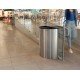 LIXEIRA TRAMONTINA ABRUZZO EM AÇO INOX COM ACABAMENTO SCOTCH BRITE 110 L