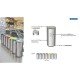 LIXEIRA INOX TRAMONTINA COM ACABAMENTO POLIDO ETAMPA BASCULANTE CINZA EM POLIPROPILENO 40 L