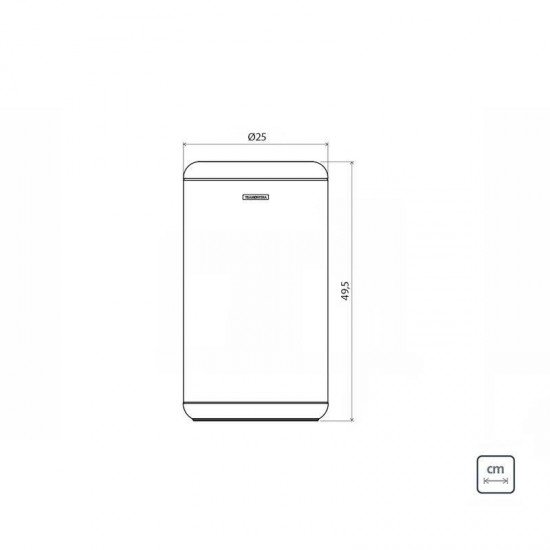LIXEIRA INOX TRAMONTINA COM ACABAMENTO SCOTCH BRITE ARO E BASE EM POLIPROPILENO 23L