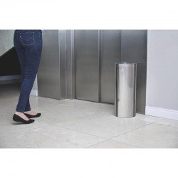 LIXEIRA INOX TRAMONTINA COM ACABAMENTO POLIDO 30L