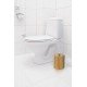LIXEIRA UTIL EM ACO INOX POLIDO COM REVESTIMENTO GOLD 5 L TRAMONTINA