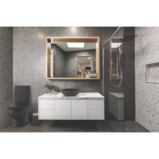LIXEIRA UTIL ROSE MIX COM BALDE DE PLASTICO PRETO 5L TRAMONTINA