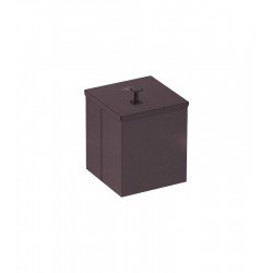 LIXEIRA TRAMONTINA LUZ EM INOX COM ACABAMENTO SCOTCH BRITE E REVESTIMENTO FOSCO BLACK MATTE A BASE DE VERNIZ COM 4,5 L