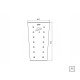 PORTA GUARDA-CHUVA TRAMONTINA ACO INOX ACABAMENTO SCOTCH BRITE RECIPIENTE INTERNO POLIPROPILENO 20L