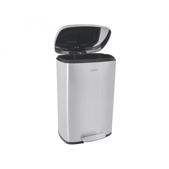 LIXEIRA INOX COM PEDAL TIPO D NEW 50L TRAMONTINA