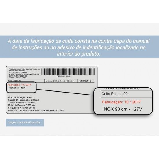 FILTRO DE CARVÃO ATIVADO TRAMONTINA CARBON A PARA COIFAS