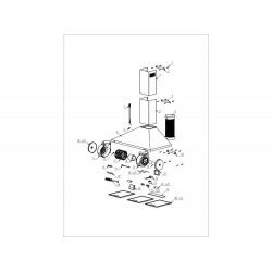 COIFA DE PAREDE ACO INOX PRISMA ECO 90CM TRAMONTINA