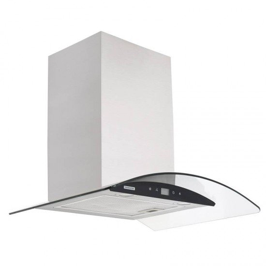 COIFA DE PAREDE TRAMONTINA INOX NEW VETRO BLACK TOUCH 60