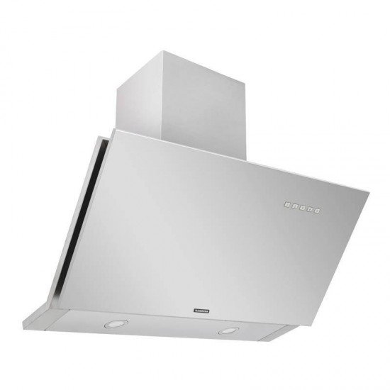 COIFA DE PAREDE TRAMONTINA ANGLE IX EM ACO INOX 90 CM 220V