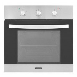 FORNO INOX E VIDRO TEMPERADO PRETO BASIC 60 F3 220V TRAMONTINA