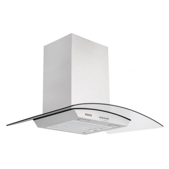 COIFA DE PAREDE TRAMONTINA INOX E VIDRO NEW VETRO 80 CM