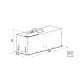 COIFA DE EMBUTIR INOX  INCASSO 75 TRAMONTINA