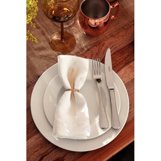 PRATO RASO TRAMONTINA MARIA AUGUSTA EM PORCELANA 28 CM