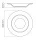 PRATO FUNDO TRAMONTINA MARIA AUGUSTA EM PORCELANA 23 CM