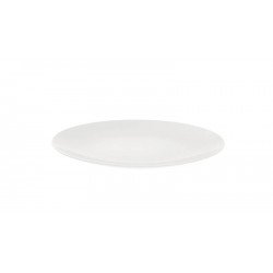 PRATO RASO TRAMONTINA LEONORA EM PORCELANA BRANCA 25 CM