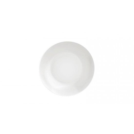 PRATO FUNDO TRAMONTINA LEONORA EM PORCELANA BRANCA 21 CM