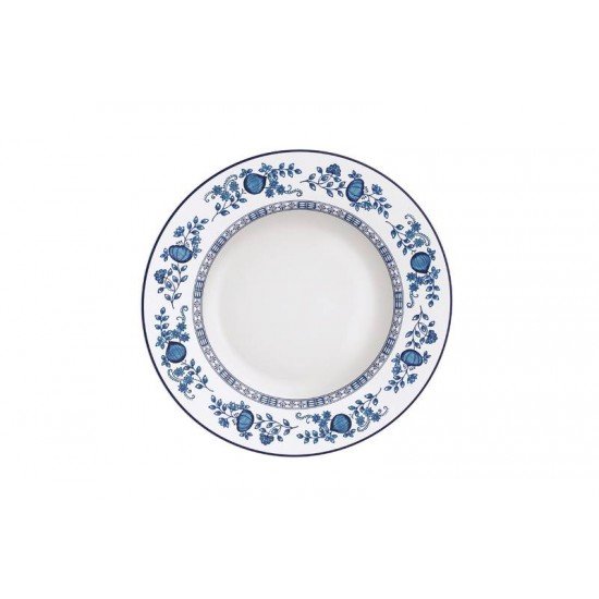 PRATO RASO TRAMONTINA DULCE EM PORCELANA DECORADA 28 CM