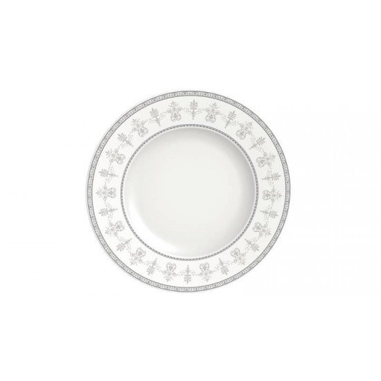 PRATO RASO TRAMONTINA GABRIELLE EM PORCELANA DECORADA 28 CM