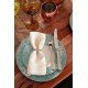 JOGO DE PRATOS TRAMONTINA HELEN EM PORCELANA DECORADA 12 PEÇAS