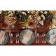 JOGO DE PRATOS TRAMONTINA HELEN EM PORCELANA DECORADA 18 PEÇAS