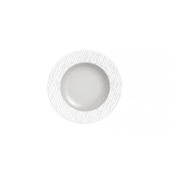 PRATO FUNDO TRAMONTINA MARIE EM PORCELANA DECORADA 23 CM