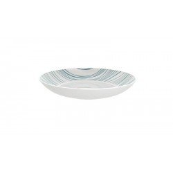 PRATO FUNDO TRAMONTINA CLARICE EM PORCELANA DECORADA 21 CM