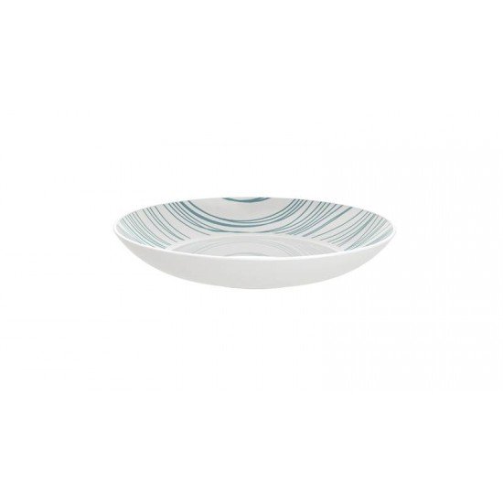 PRATO FUNDO TRAMONTINA CLARICE EM PORCELANA DECORADA 21 CM