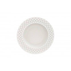 PRATO RASO TRAMONTINA INGRID EM PORCELANA 27 CM