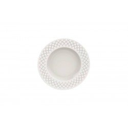 PRATO SOBREMESA TRAMONTINA INGRID EM PORCELANA 21 CM