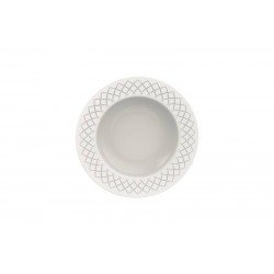 PRATO FUNDO TRAMONTINA INGRID EM PORCELANA 23 CM