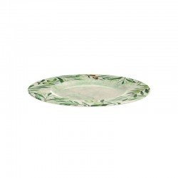 PRATO RASO TRAMONTINA OLIVA EM PORCELANA DECORADA 28 CM