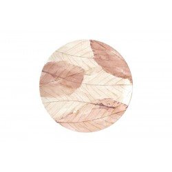 PRATO RASO TRAMONTINA ROSÉ EM PORCELANA DECORADA 28 CM