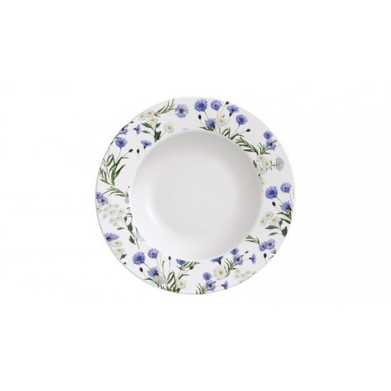 PRATO RASO TRAMONTINA ANA ALICE EM PORCELANA DECORADA 27 CM