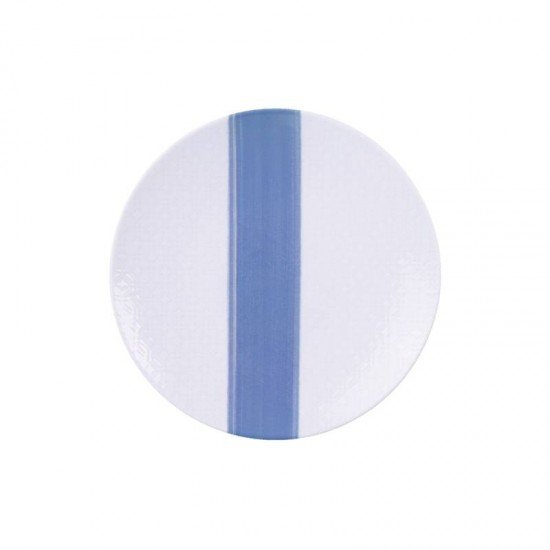 PRATO SOBREMESA TRAMONTINA SOHO EM PORCELANA DECORADA 21 CM