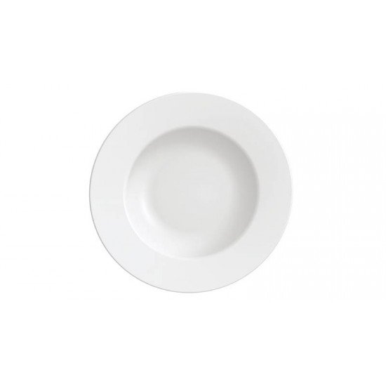 PRATO RASO TRAMONTINA ELENA EM PORCELANA 28 CM