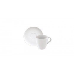 DISPLAY 12 PEÇAS DE XÍCARAS DE CAPUCCINO PAOLA EM PORCELANA 200 ML TRAMONTINA
